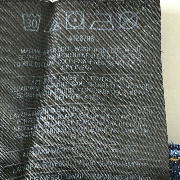 Volcom Women's size 30 2 x 4 Skinny Blue Denim Jeans Dark Wash 30 x 30 - Picture 11 of 12